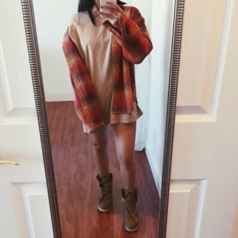Fall colored flannel